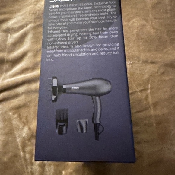 1875 watt blow dryer, Made by JINRI and dries your hair twice as fast! - Picture 3 of 5